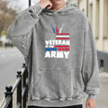 United States Army Men's Vintage Washed Graphic Hoodie