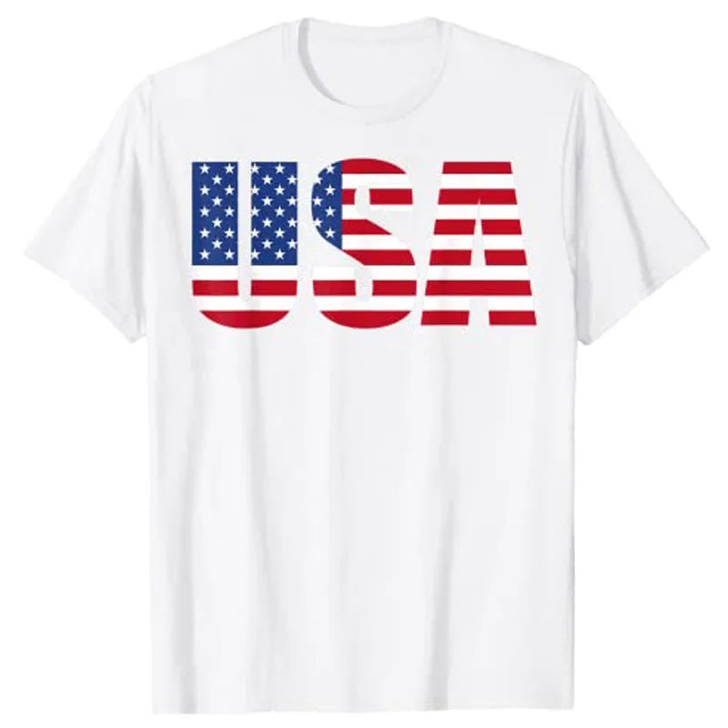 USA Patriotic American Flag T-Shirt