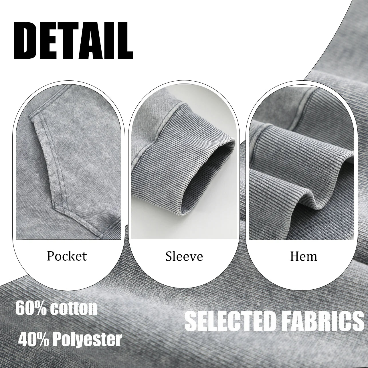 God Says I Am Men's Vintage Washed Graphic Hoodie