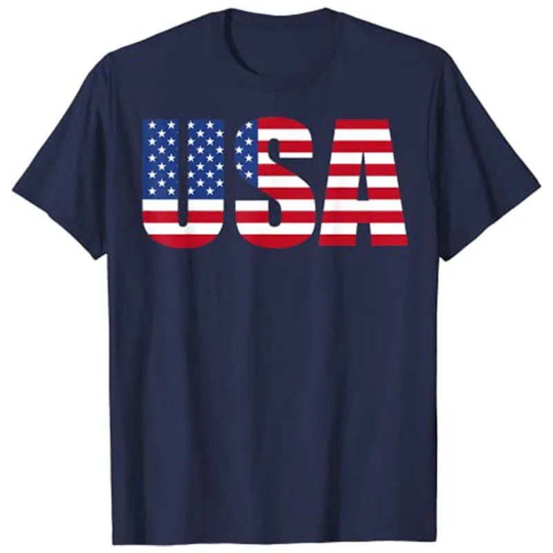 USA Patriotic American Flag T-Shirt
