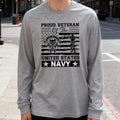 Proud Veteran of the United States Navy Men's Long Sleeve