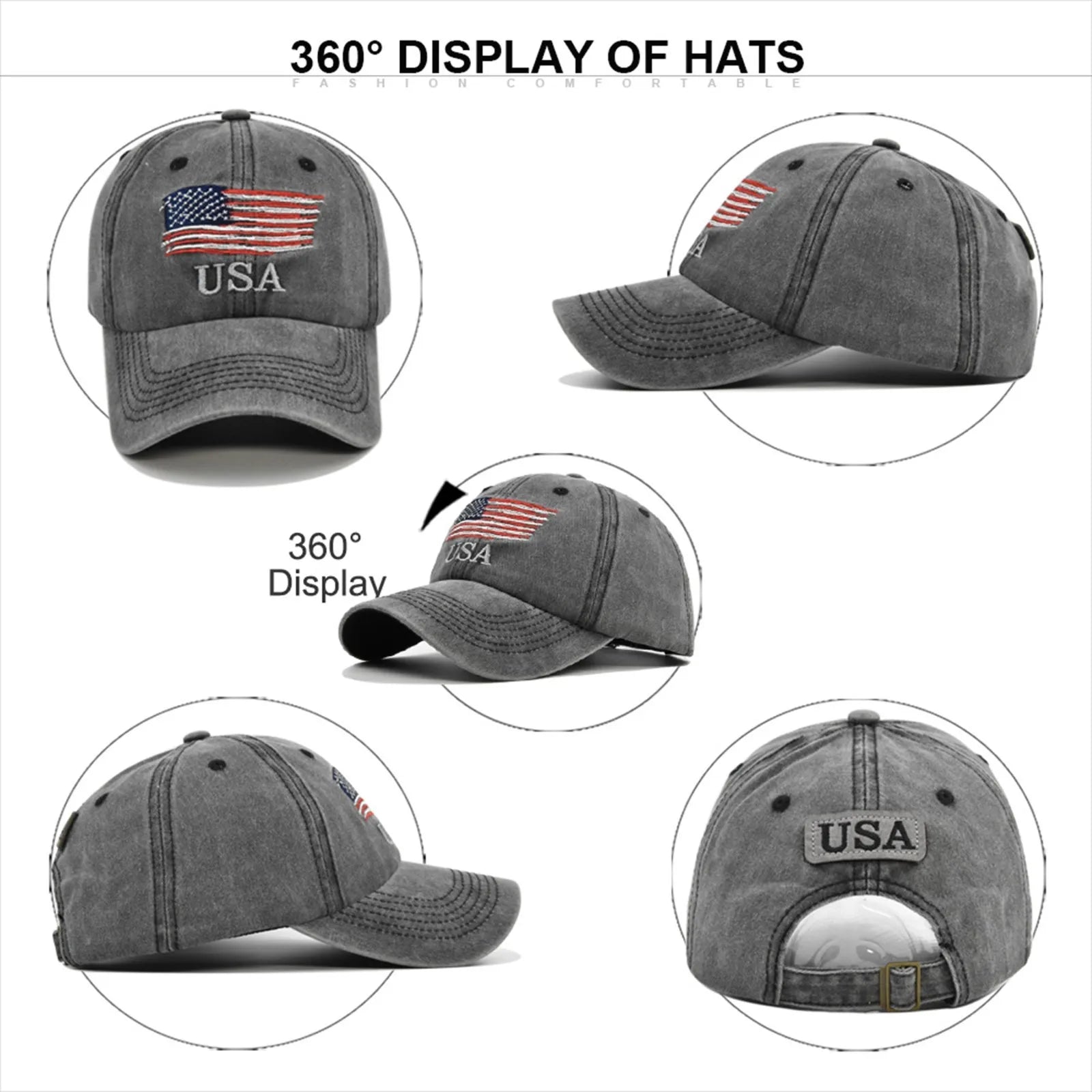 Denim Usa Baseball Cap