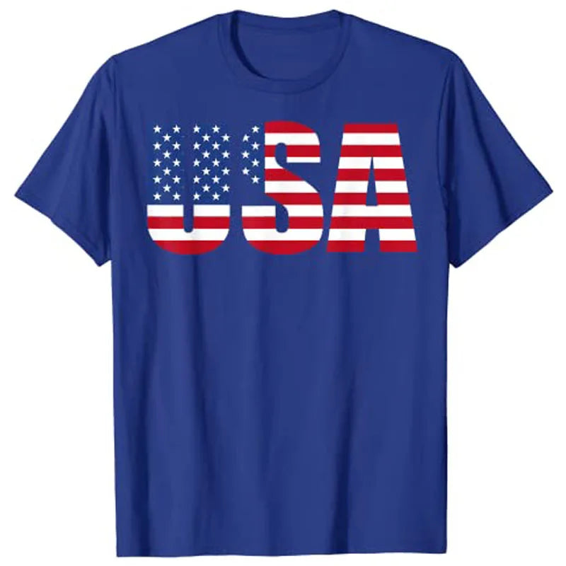 USA Patriotic American Flag T-Shirt