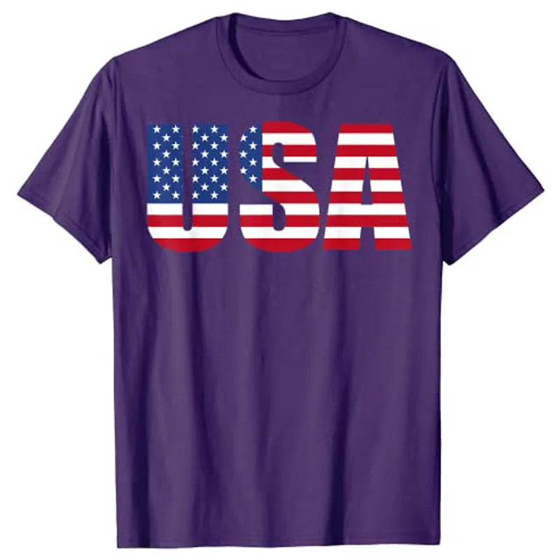 USA Patriotic American Flag T-Shirt