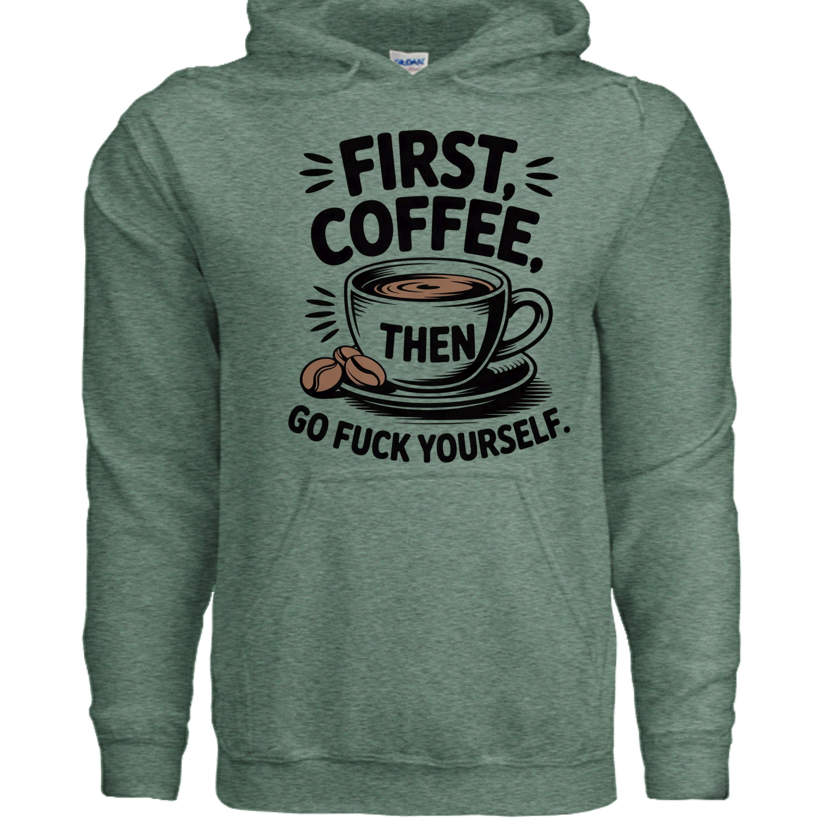 Heather Sport Dark Green - G185 - FRONT