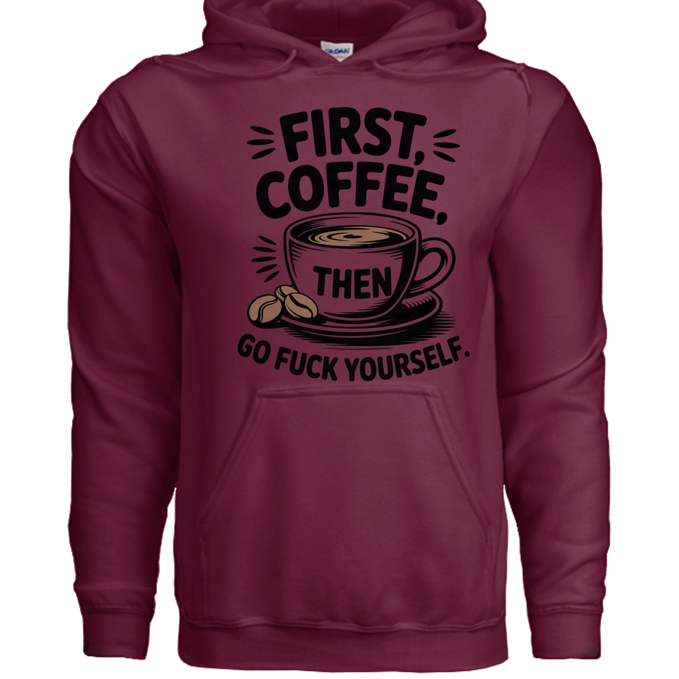 MAROON - G185 - FRONT