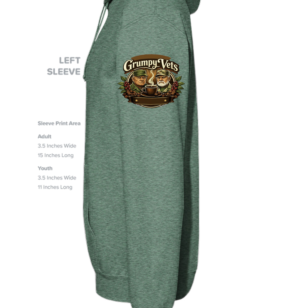 Heather Sport Dark Green - G185 - SLEEVE_LEFT