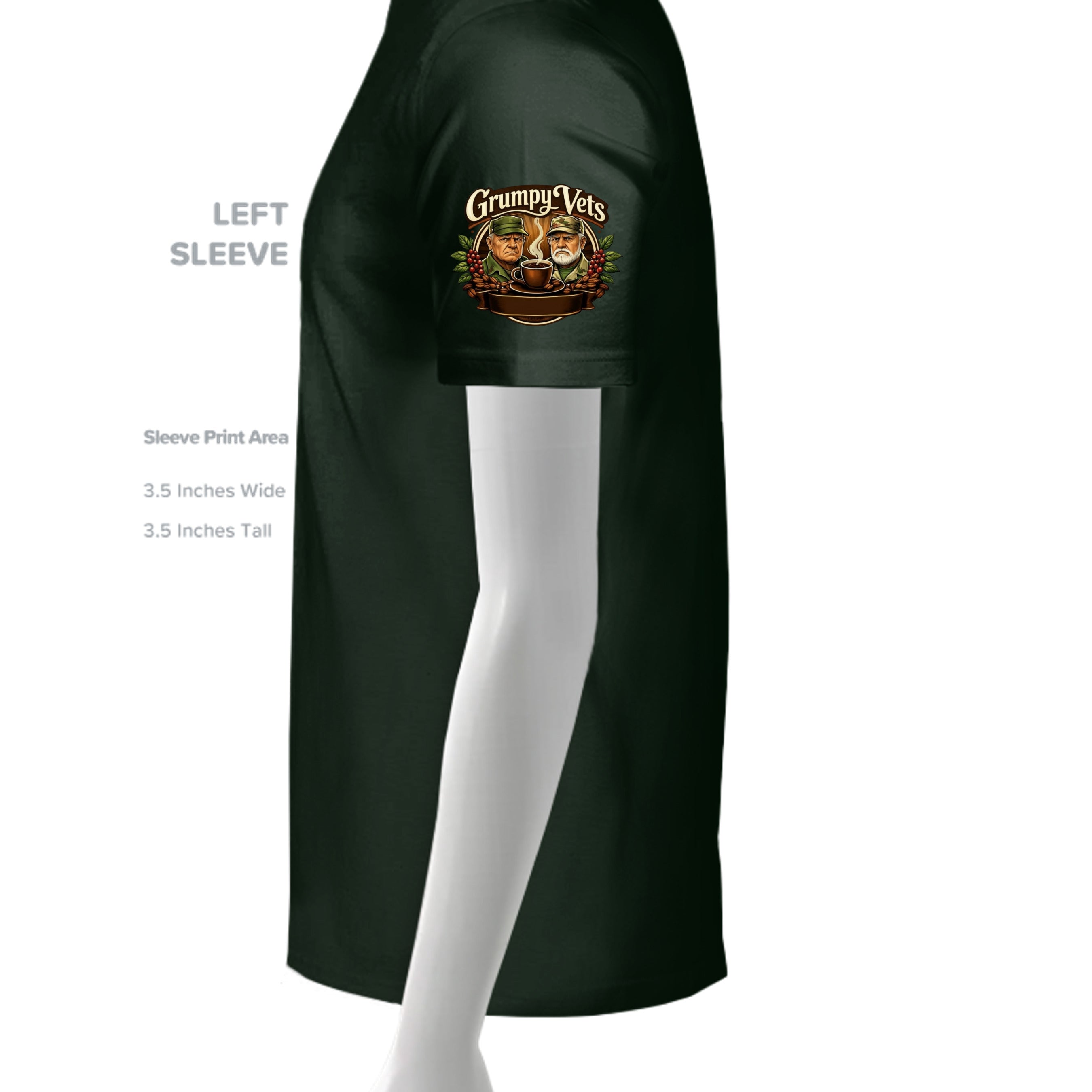 FOREST GREEN - G640 - SLEEVE_LEFT