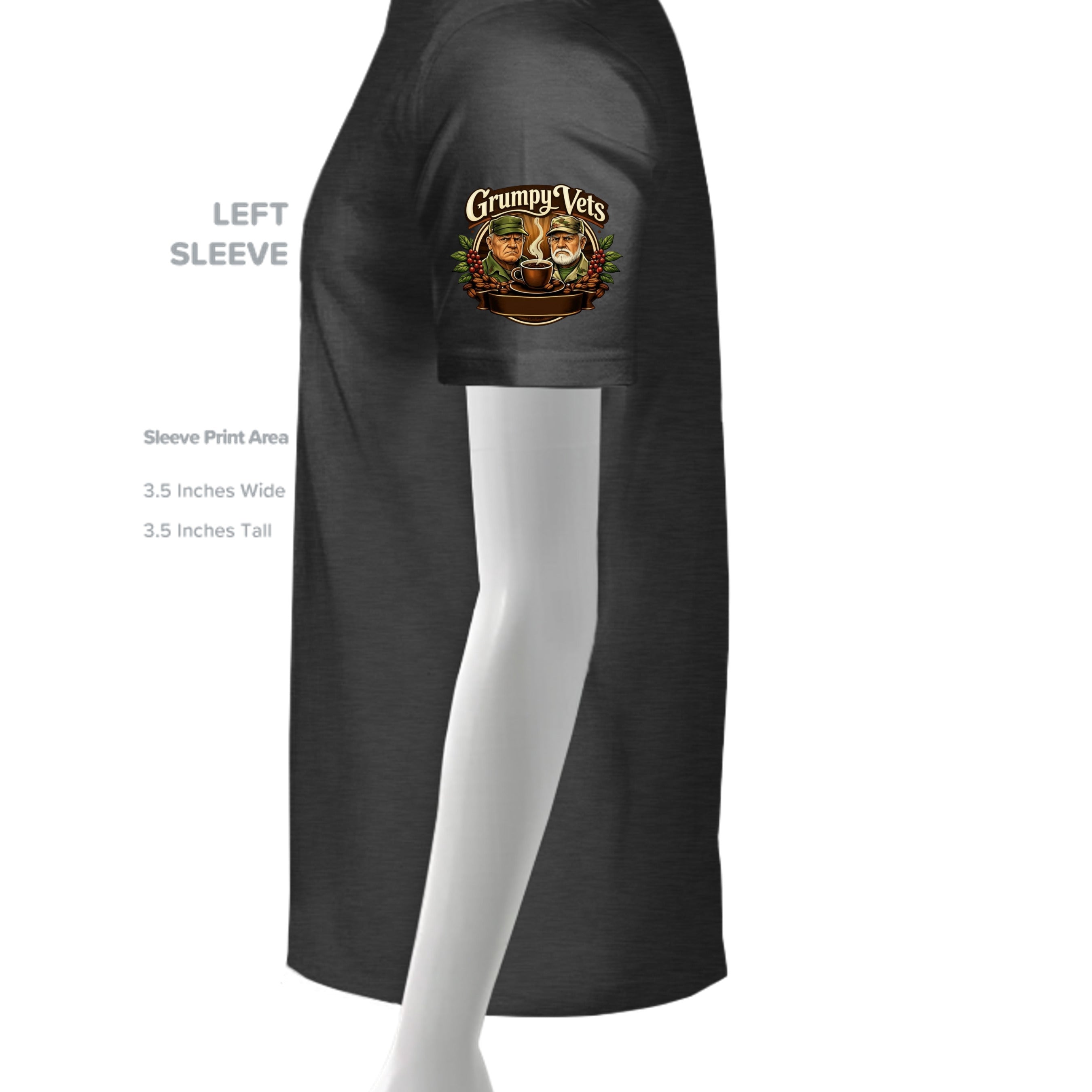 Heather Dark Grey - G640 - SLEEVE_LEFT