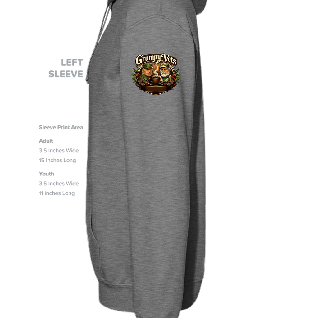 GRAPHITE HEATHER - G185 - SLEEVE_LEFT