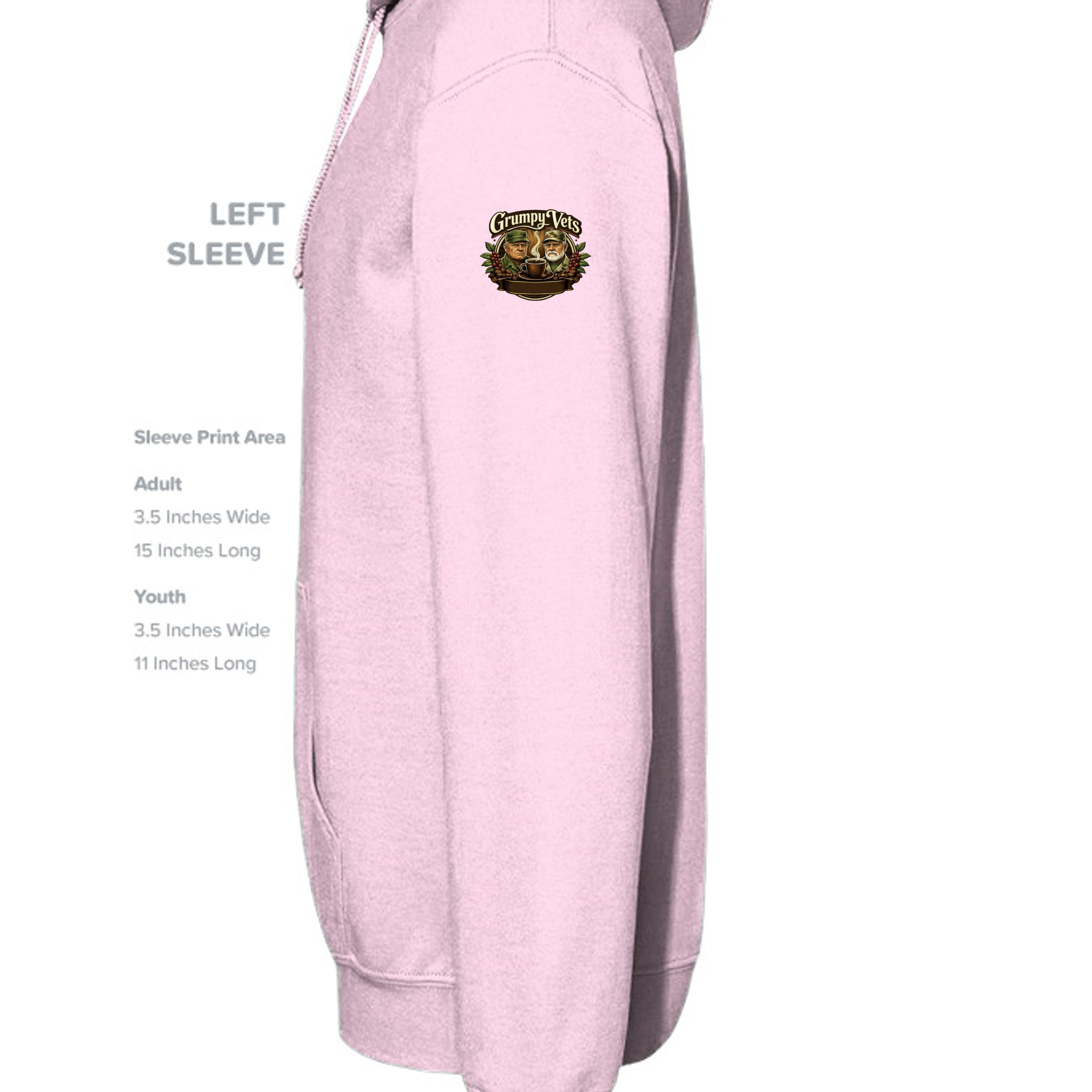 LIGHT PINK - G185 - SLEEVE_LEFT